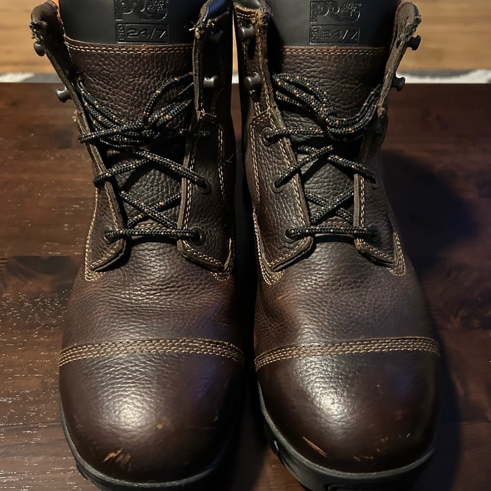 Timberland PRO 24/7 Men's Brown Leather Steel Toe Work Boots